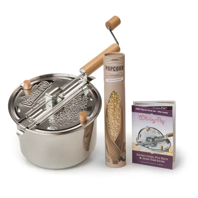 Wabash Valley Farms™ Classic Whirley-Pop and Popcorn Gift Set