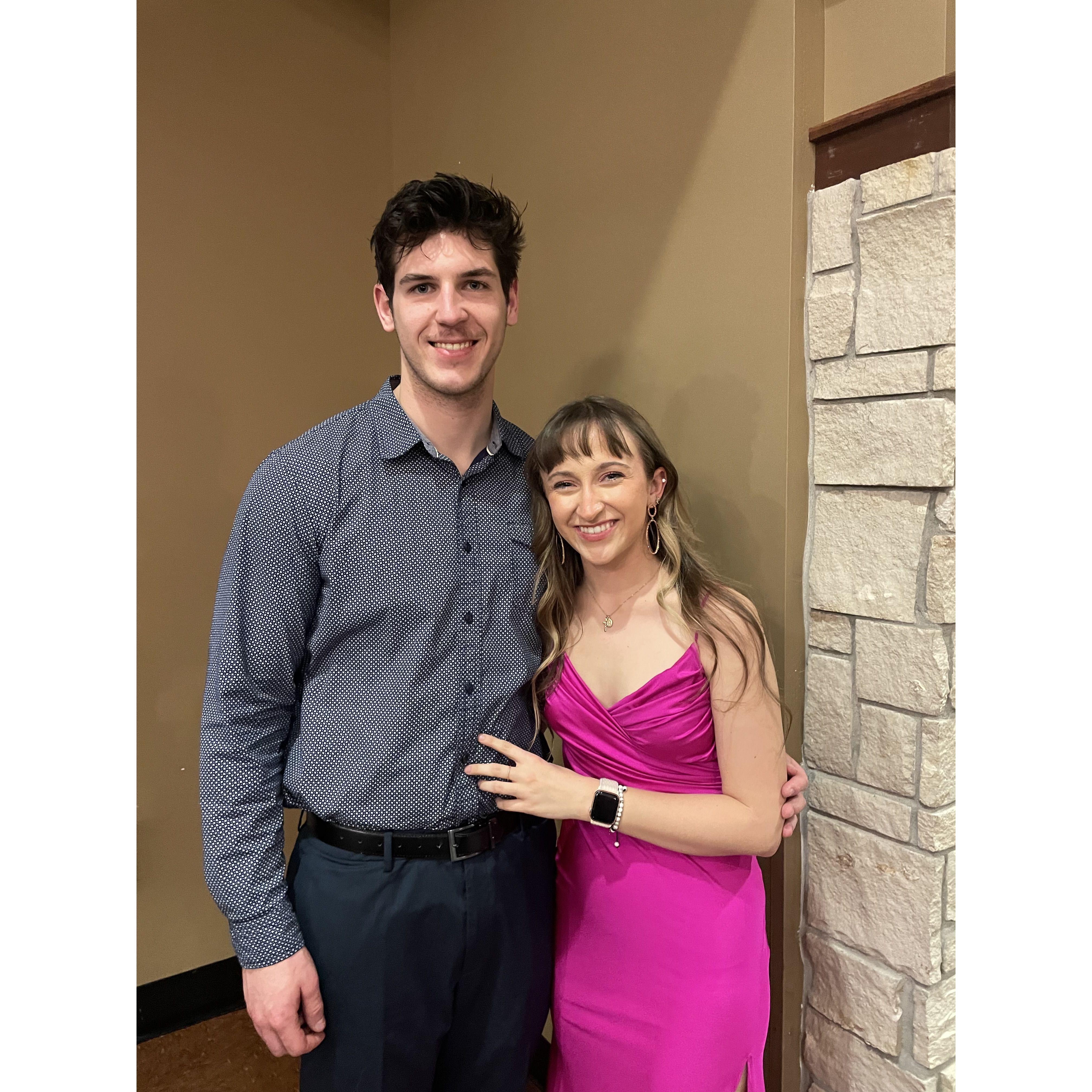 Mother/son Father/daughter dance senior year