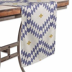 DENY Designs Native Natural 90-Inch Plus Night in Blue