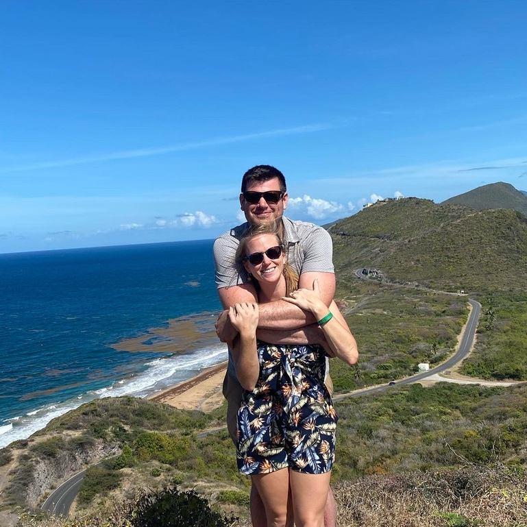 Mark visiting my in St. Kitts