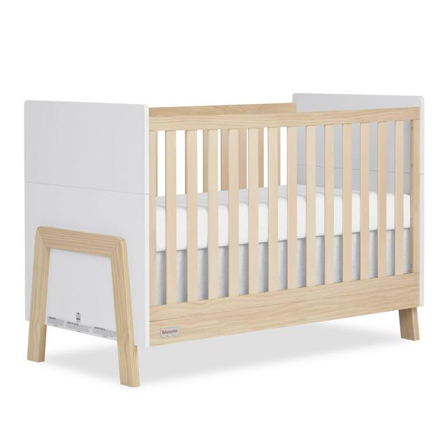 Fisher-Price Iris 5-in-1 Convertible Crib by Dream On Me in White/Natural