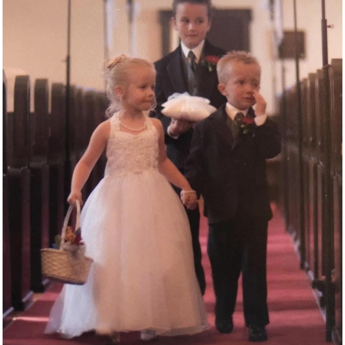 I'm dragging Tanner down the alter. Hopefully he's more willing this go around!