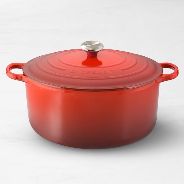 Le Creuset Signature Enameled Cast Iron Round Dutch Oven, 13 1/4-Qt., Cerise