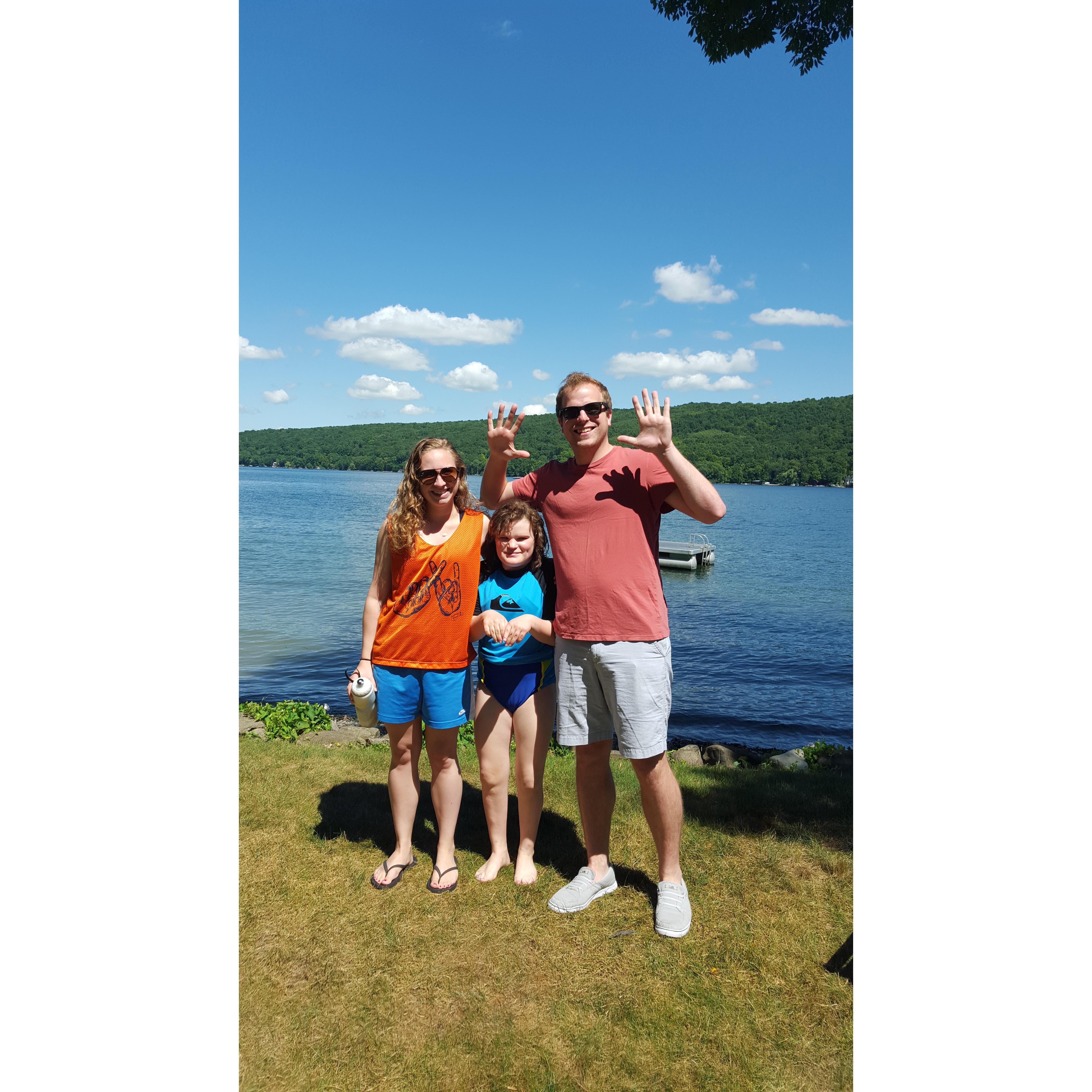 Peter earns a 10/10 on Ellen's cousin Caroline's scale for significant others.
Keuka Lake, NY - August 2015