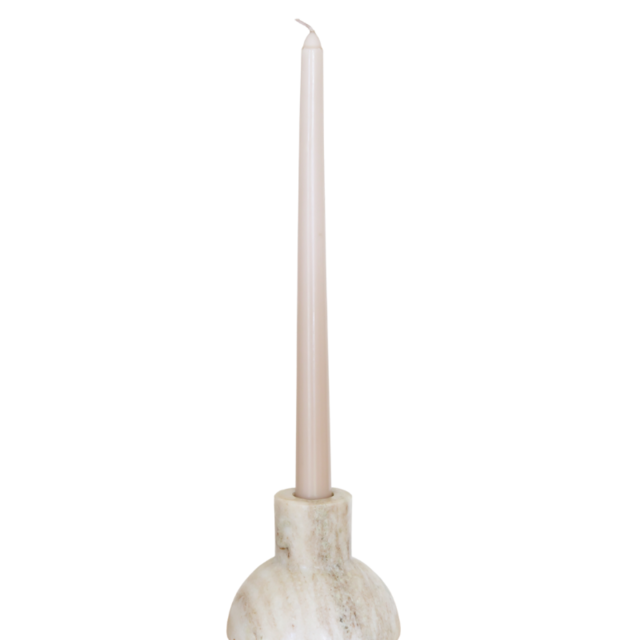 12 Inch Mocha Taper Candles - Set of 4
