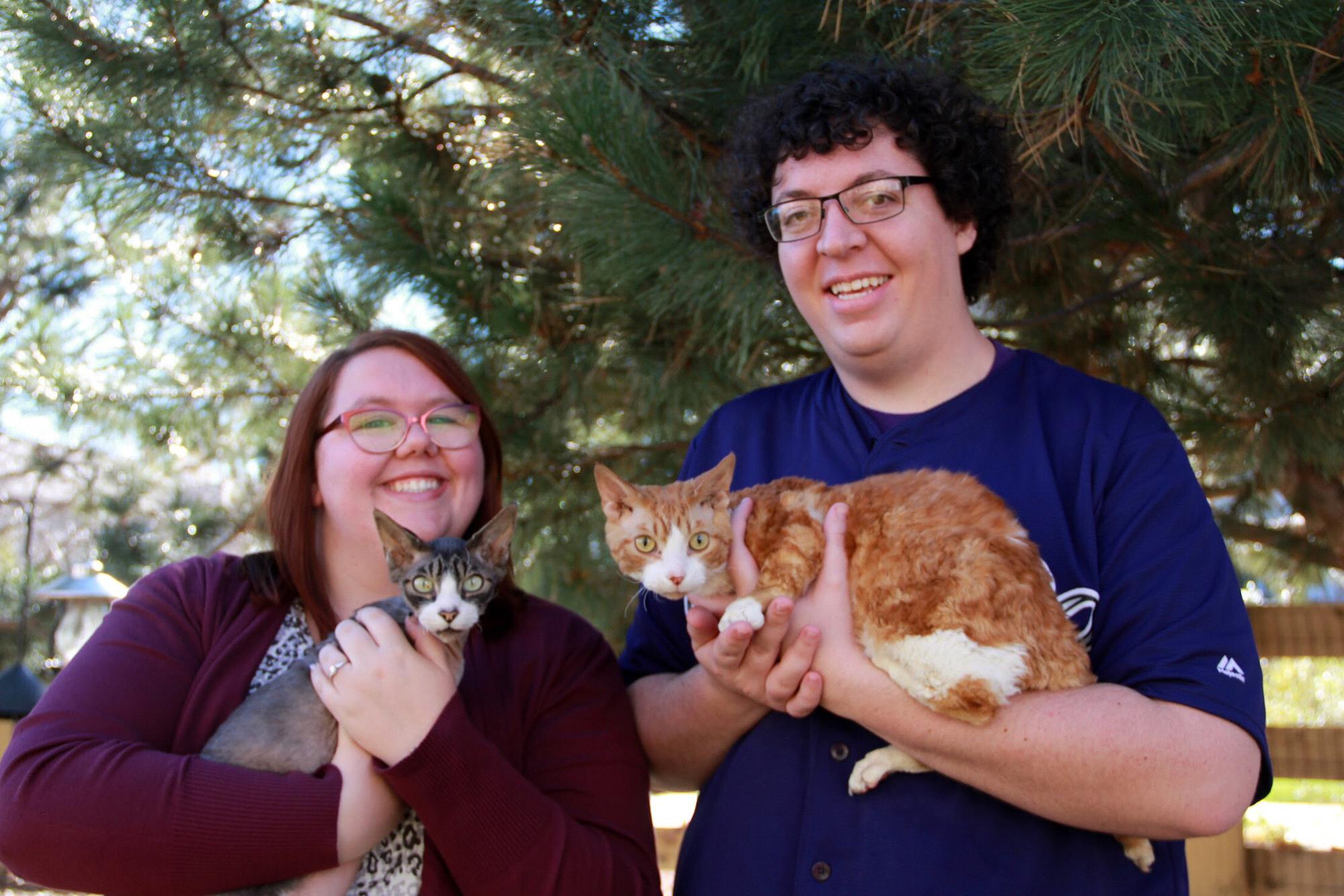 Our honorary ring bearers Zooks & Gizmo (if our venue let us bring pets)