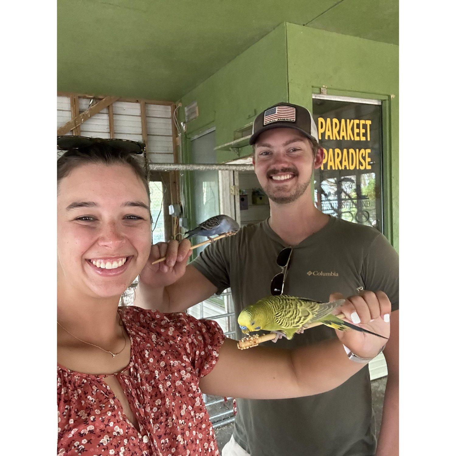 At the drive thru zoo in Branson the day after getting engaged!
7/28/24