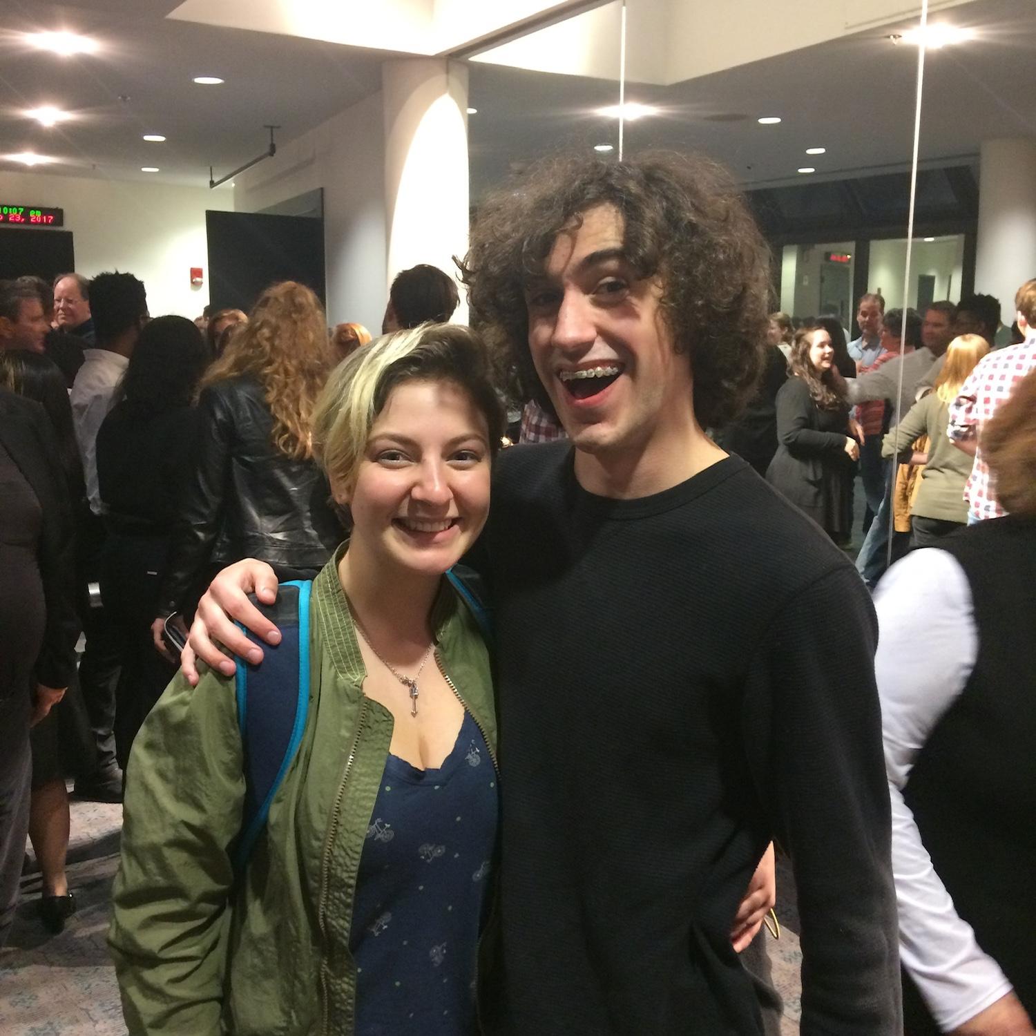 After one of Cole's Montgomery College plays in 2017