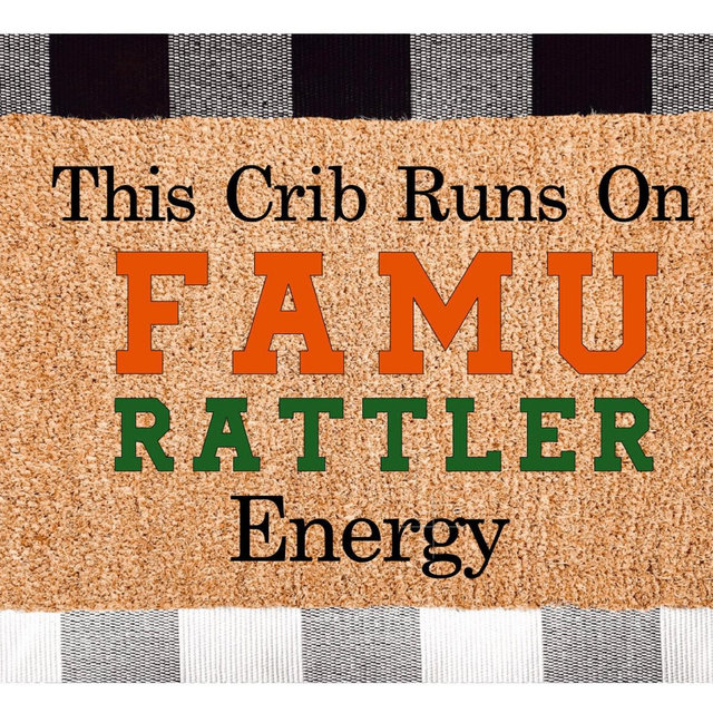 FAMU Doormat, FAMU Homecoming, Welcome Mat, Graduation Gift, Alumni Door mat, Dorm, Florida A&M University
