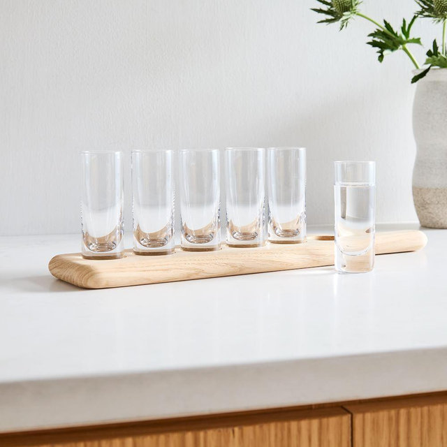 Paddle Vodka Set & Paddle- Clear