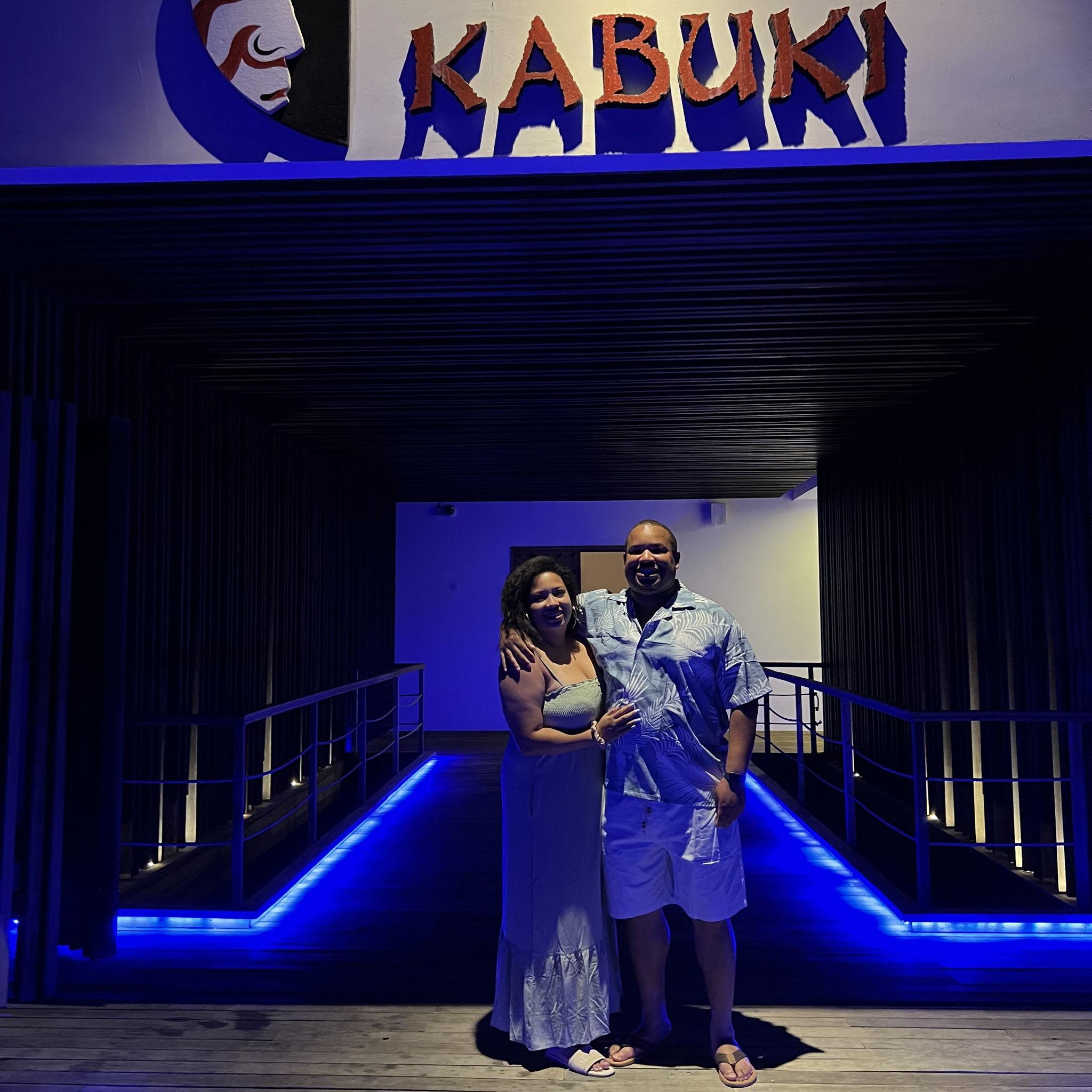 Dinner in the Maldives