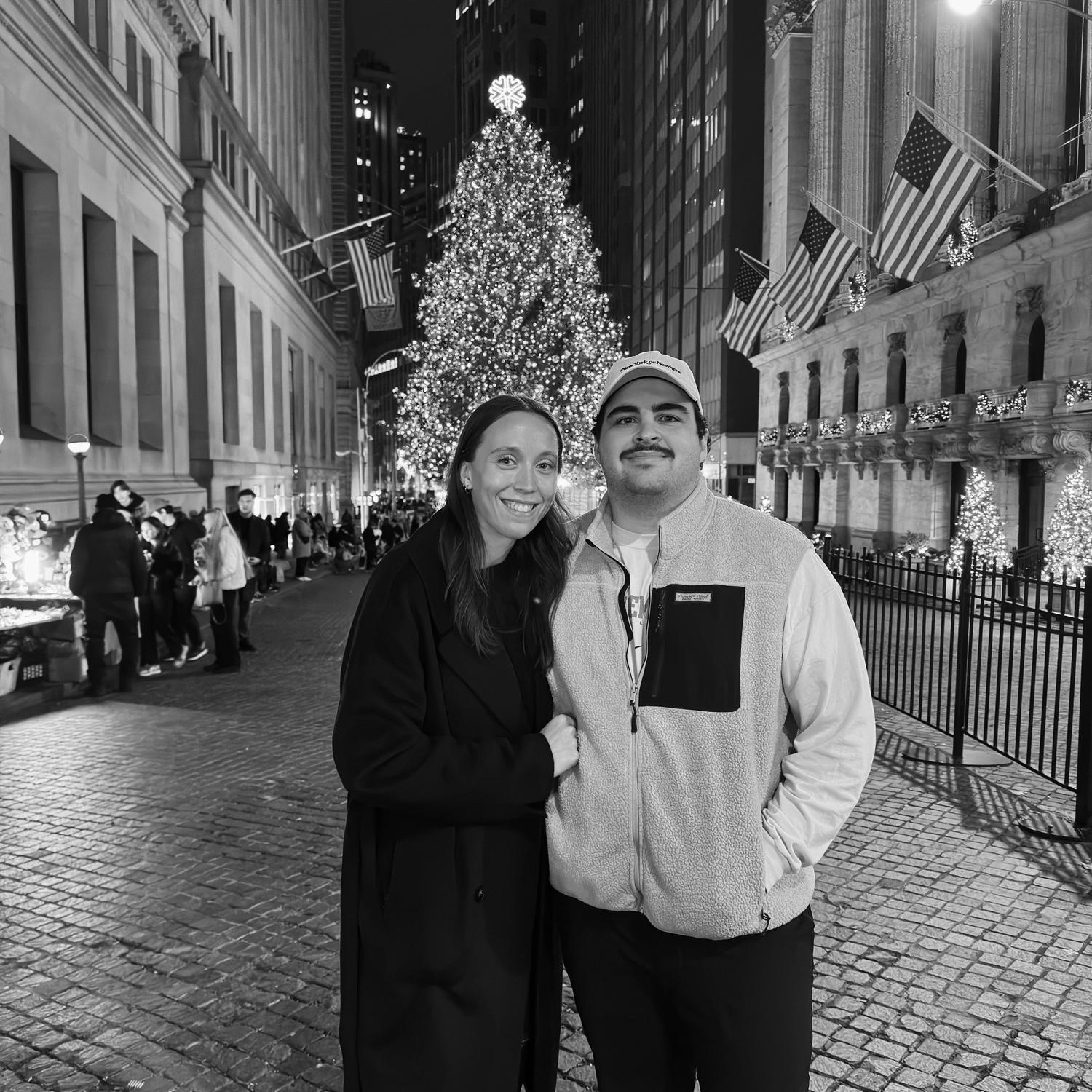 Christmas on Wall Street NYC