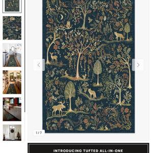 Wilder Blue Multicolor Rug | All-In-One Rug | 6'x9' | Ruggable