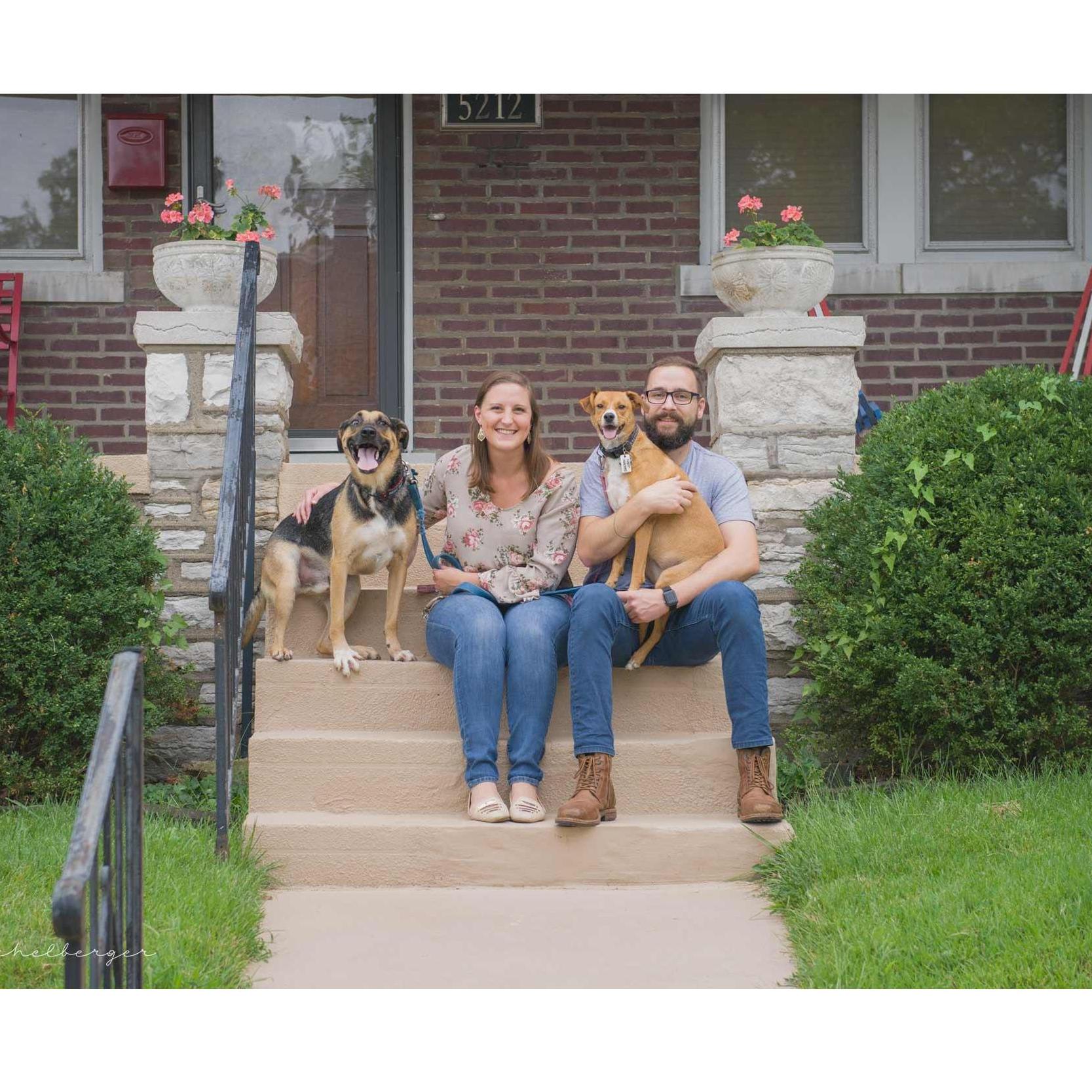 Saying goodbye to our first home as a family