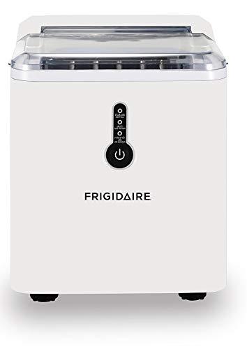 FRIGIDAIRE EFIC108-BWHITE Portable Compact Maker, Counter Top Ice Making Machine, White