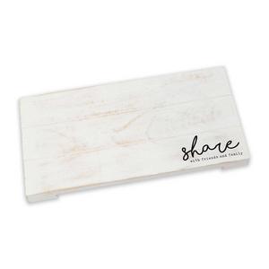 Mud Pie® Share Snack Board in White
