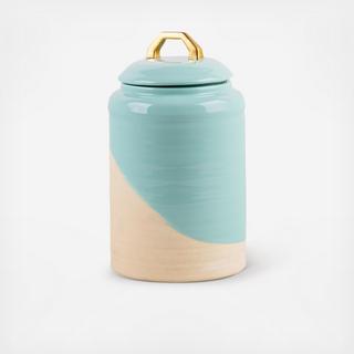 Two-Tone Ceramic Canister