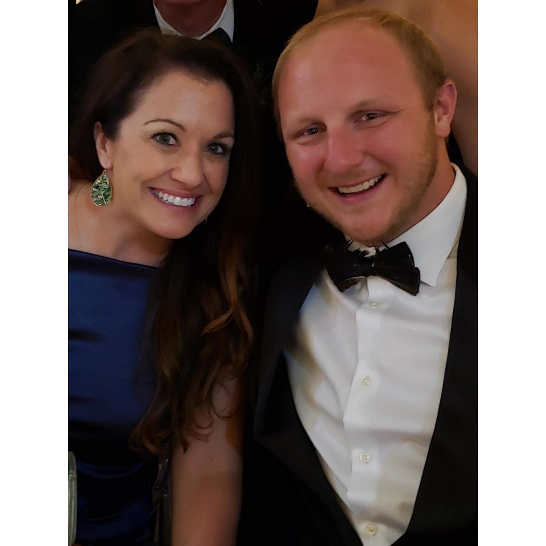 Enjoying all the fun at Grace & Eric Rollinger's wedding in Beaver Creek, CO