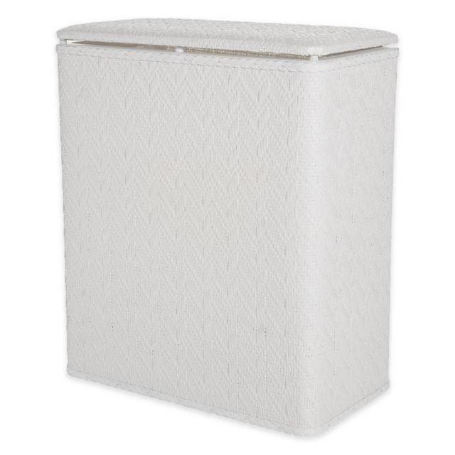 LaMont Home River Upright Hamper in White