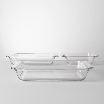 3pc Value Pack Glass Bakeware Set - Made By Design™