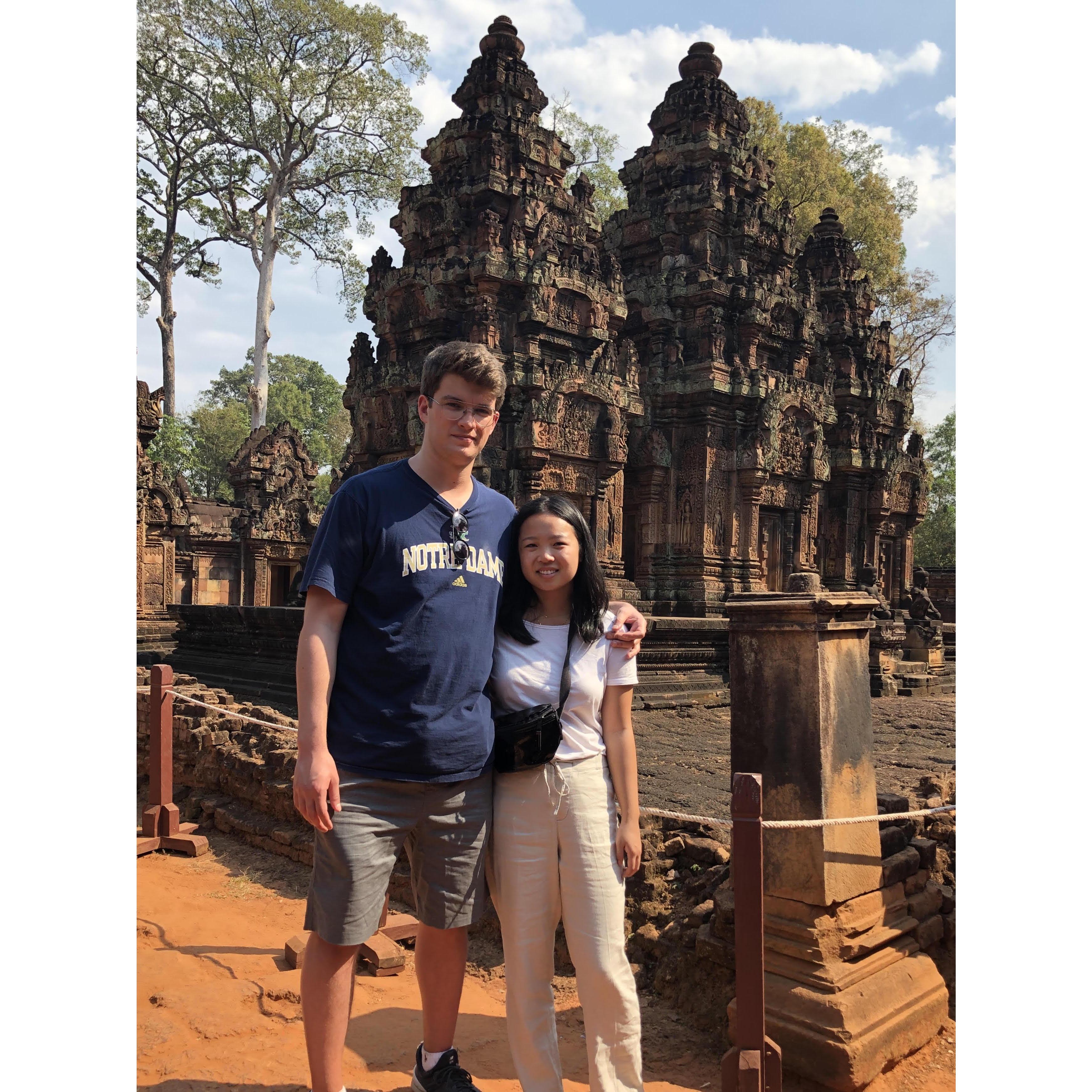 Ang Kor Wat - where Max luckily avoided rabies after a bat supposedly spit in his mouth