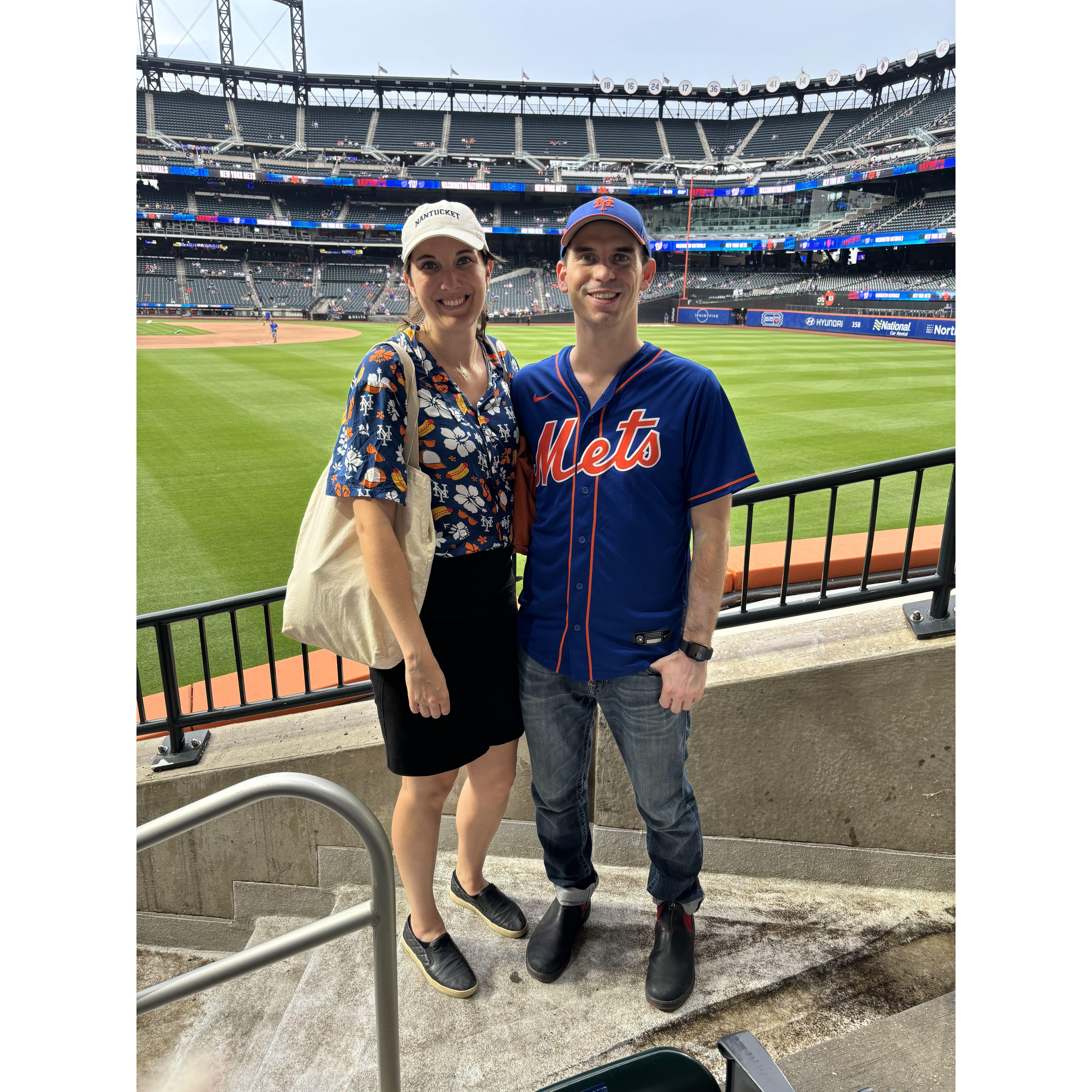 One of our favorite summer past times - Mets Games!