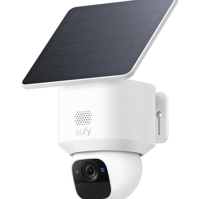 eufy Security SoloCam E30, Security Cameras Wireless Outdoor, Solar Camera Outdoor Wireless, 360° Pan, AI Tracking, 2K Clarity, HomeBase S380 Compatible, No Monthly Fee
