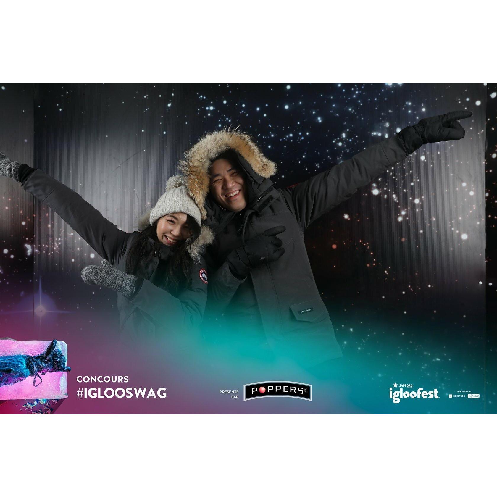 Igloofest! It was so coldddd