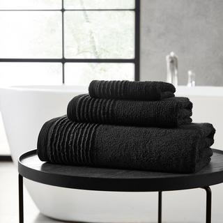 Sculpted Pleat Solid 6-Piece Towel Set