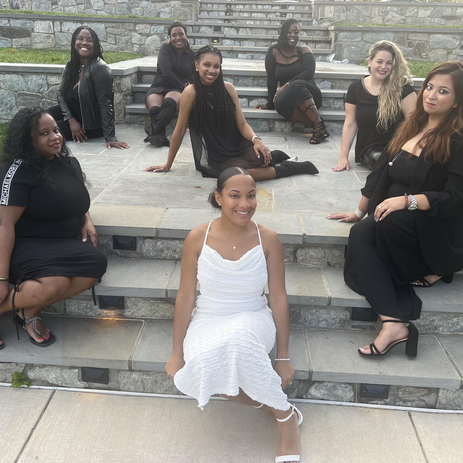 A few of these girls knew eachother from the illustrious Morgan State University & as such I am an honorary Bear! *queue the scene from Mean Girls where the guy shouts out “SHE DOESN’T EVEN GO HERE”*