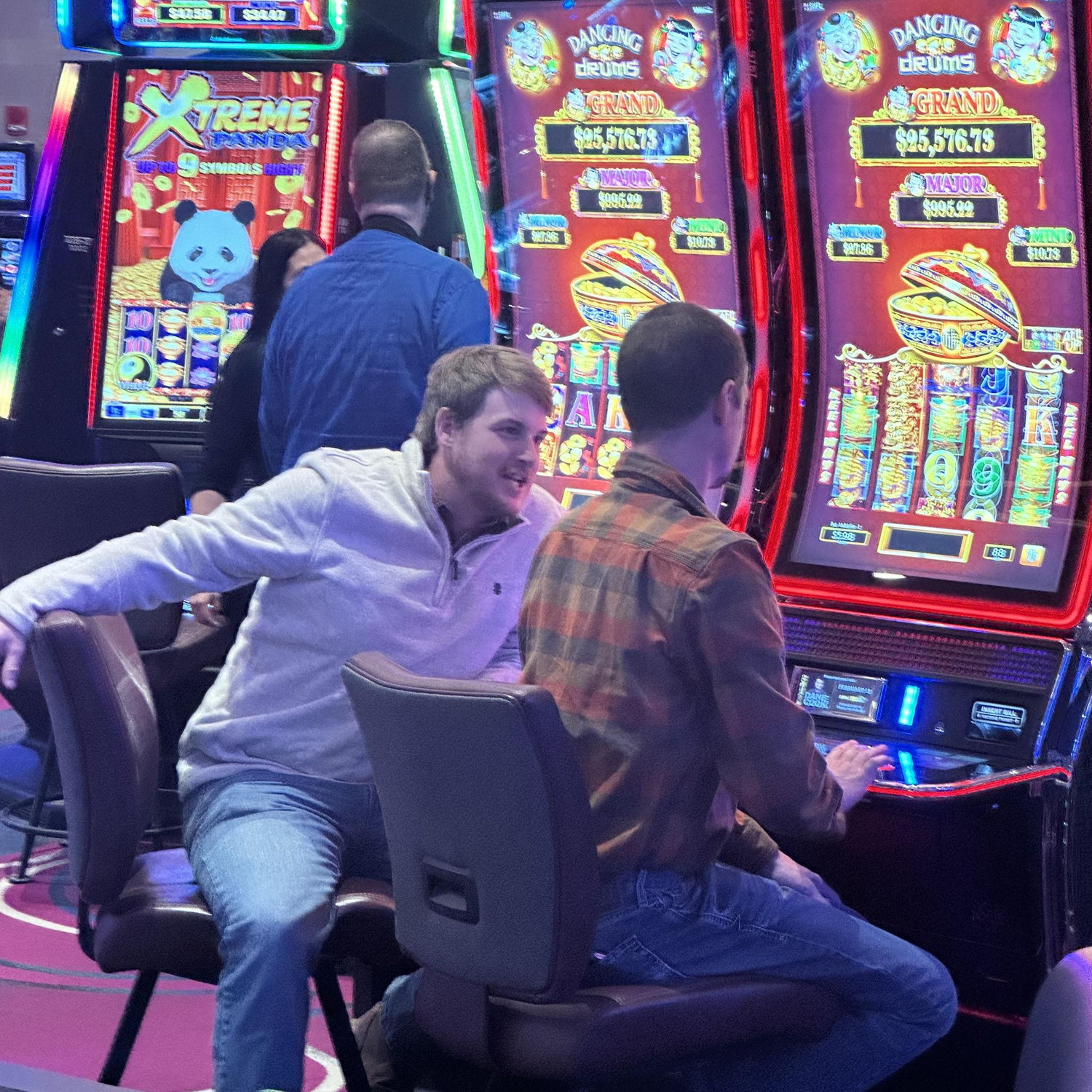 Justin and Cam at Casino Night - January, 2026