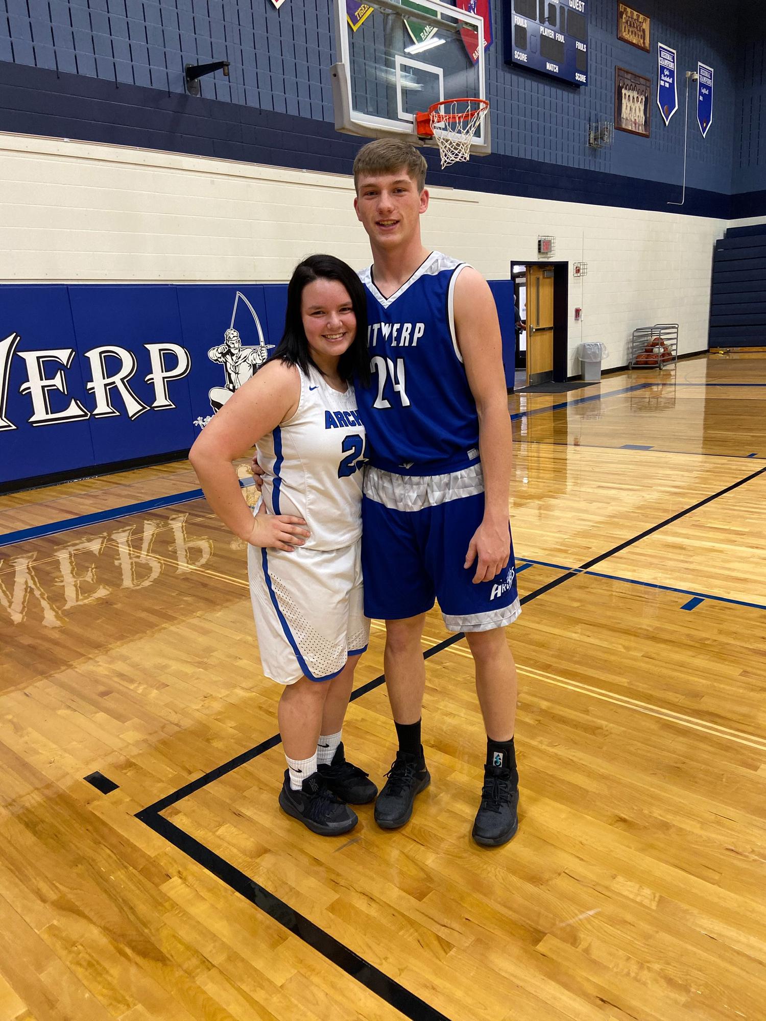 Our first picture together after we started dating.