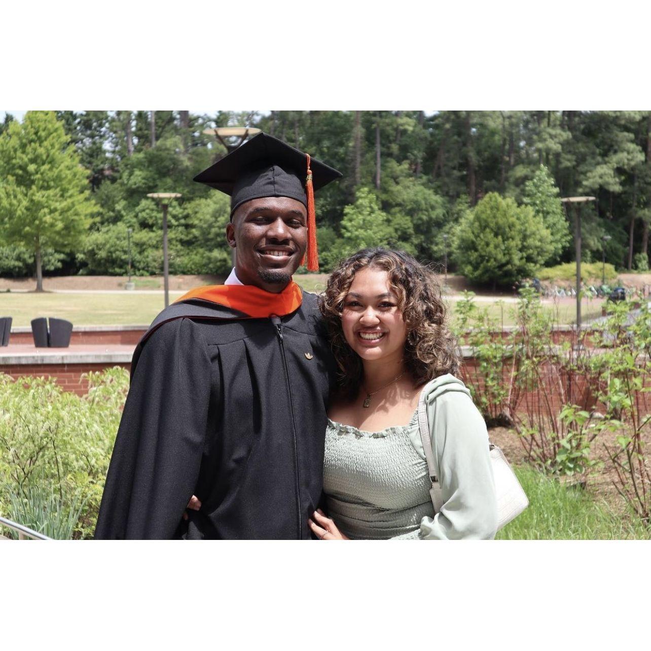 Chad's Master graduation at NC State 05/2022