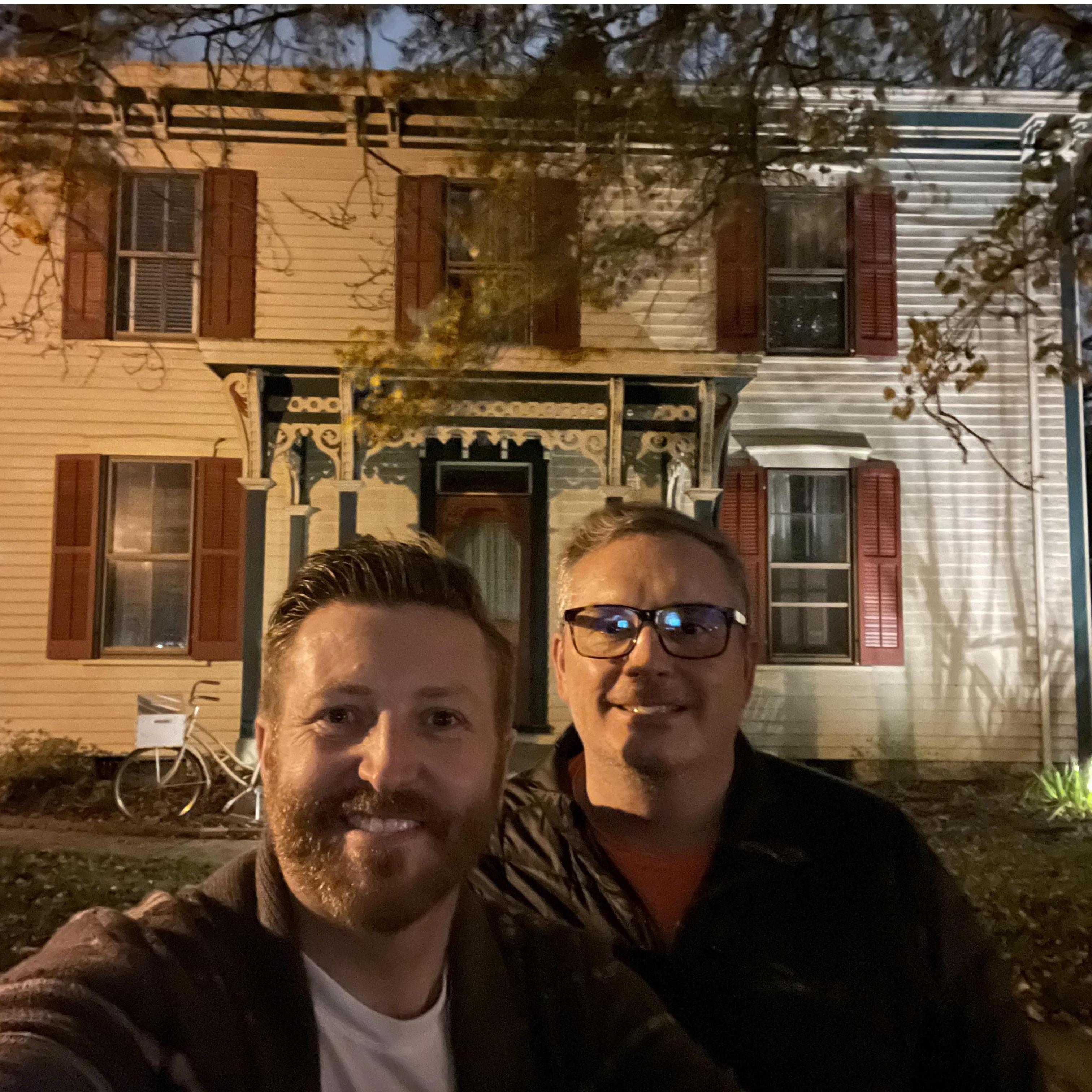 Last photo at Cy's home in Hamilton, OH.