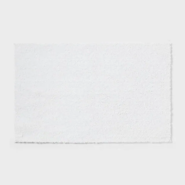 24"x38" Performance Plus Plush Non Skid Bath Rug White - Threshold™