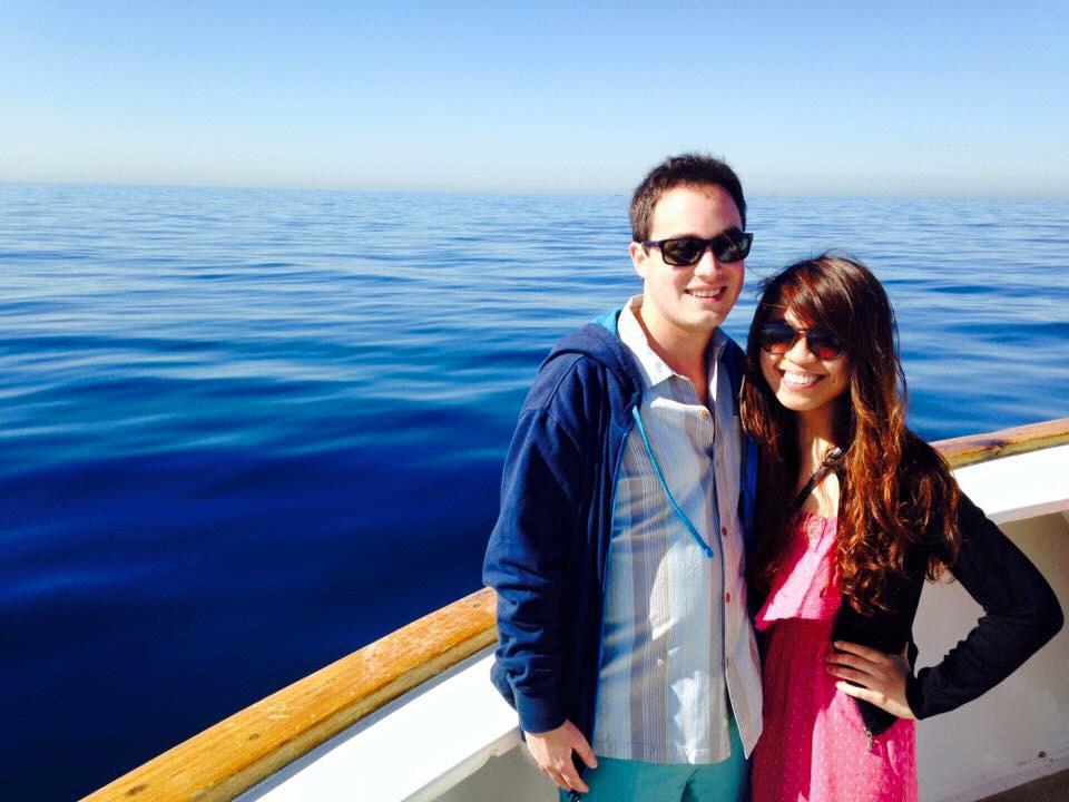 Eric (okay, and Paula haha) loves whale watching! This is their first whale watching.