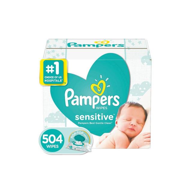 Pampers Sensitive Wipes - 504ct