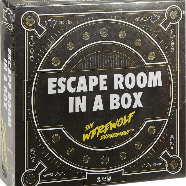 Escape Room In A Box The Werewolf Experiment, Room Escape Group Game For Teens And Adults, With 19 2D And 3D Puzzles, Connects To Amazon Alexa, Makes A Great Gift For 13 Year Olds And Up