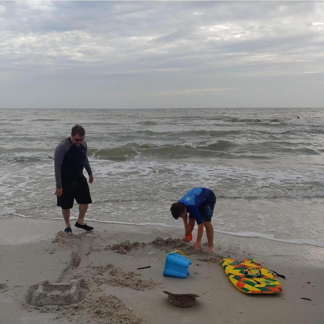 Gulf Coast- important sand castle construction.