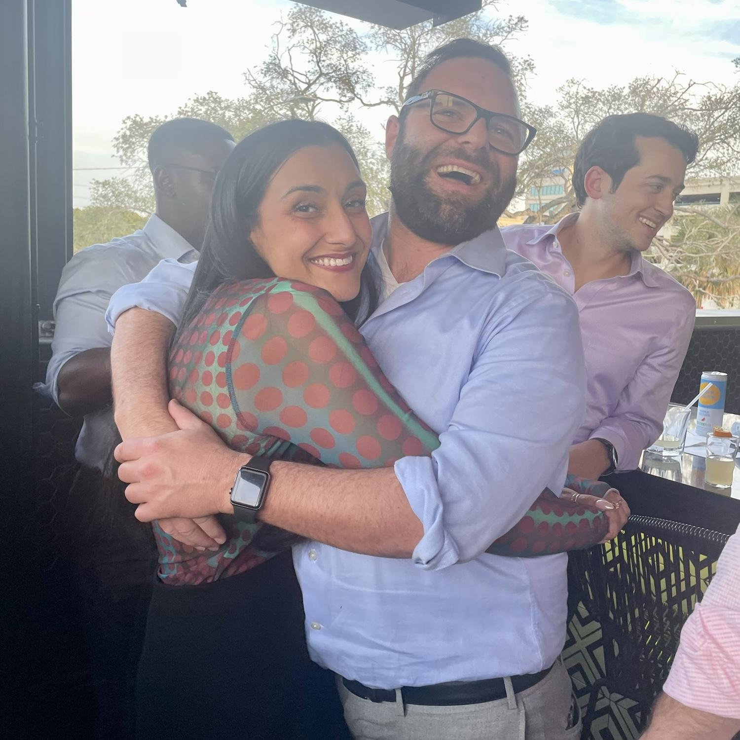 Jacob threw me a surprise birthday party out 4th month together. This is the first picture we took together. I already knew he was the one. 🥹🥰