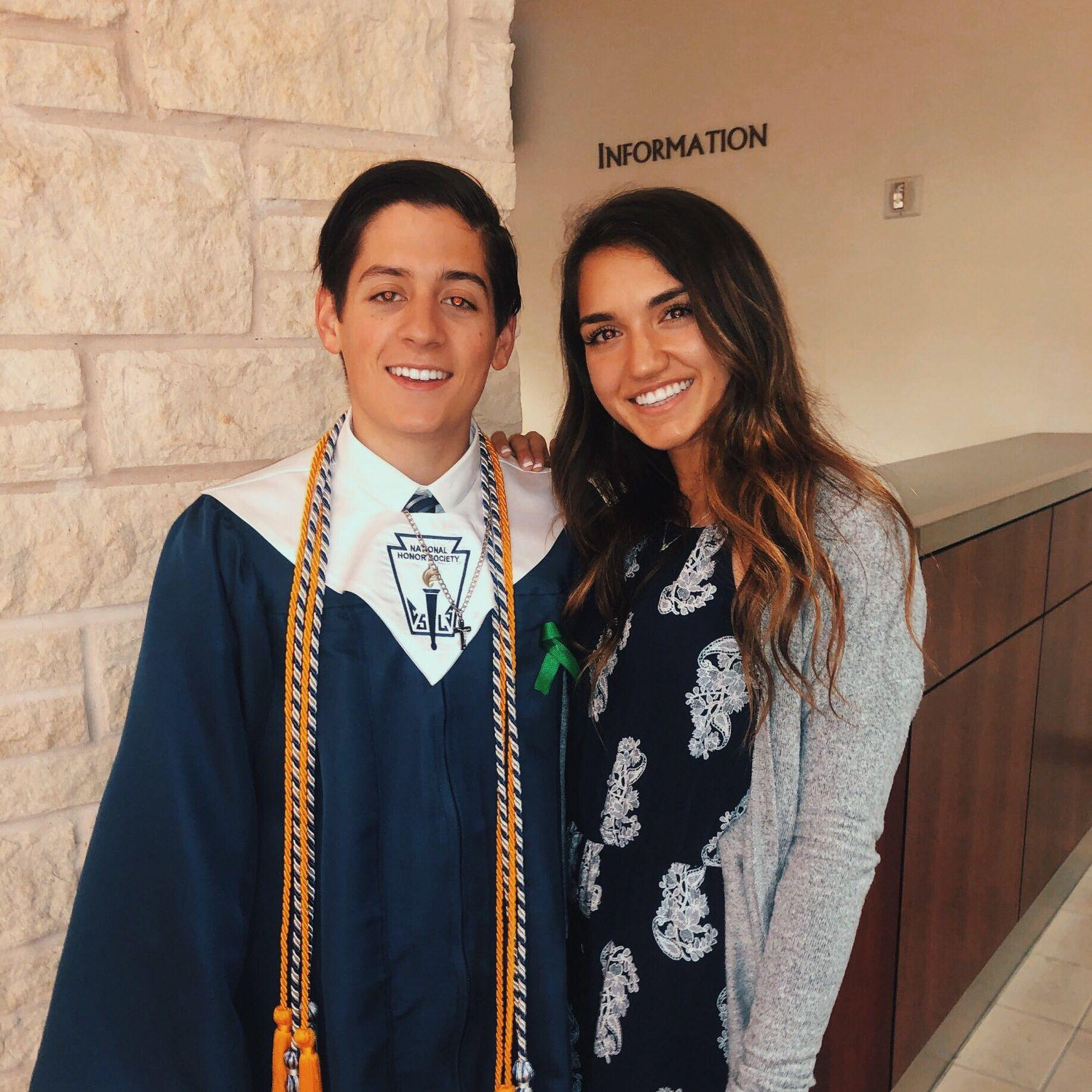 Nick graduating Highschool