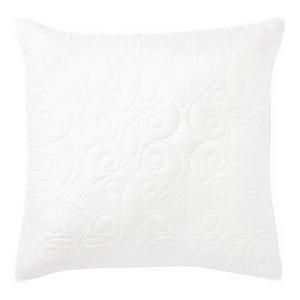 Washed Cotton Sham, Euro, White