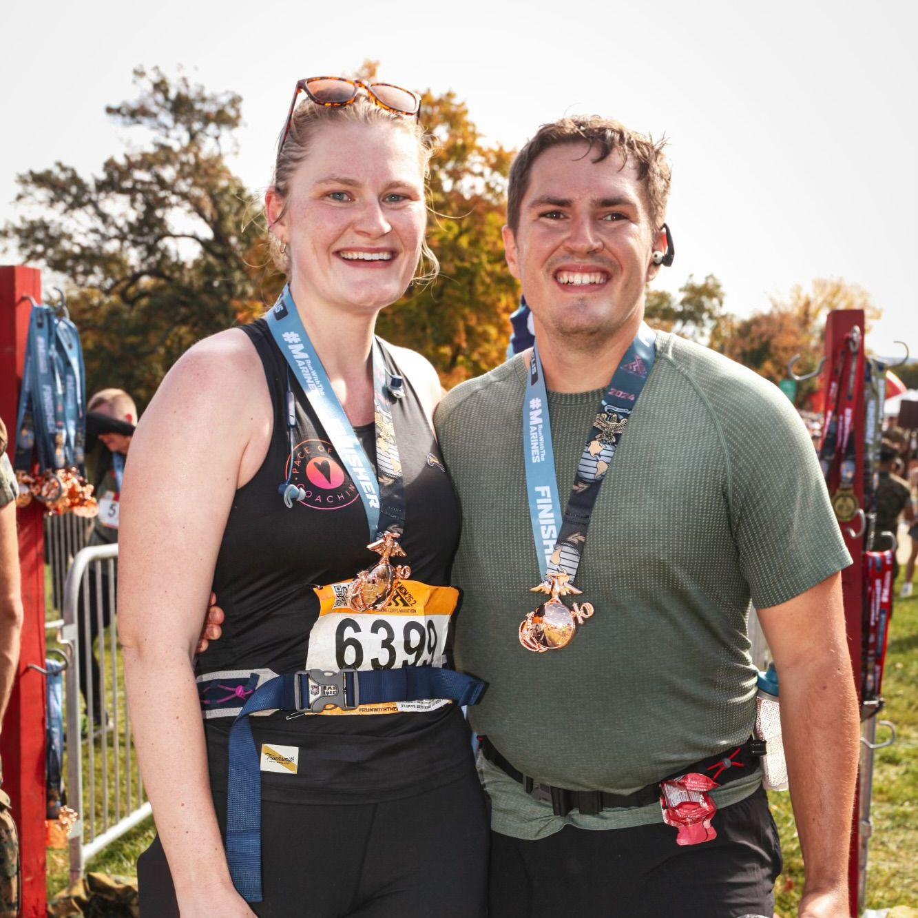 First marathon together in DC