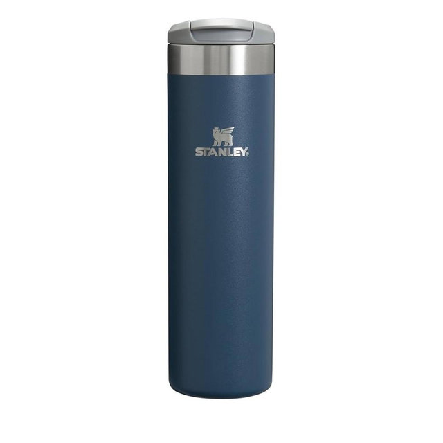 Stanley AeroLight Transit Bottle 20 oz | Locking Drink Through Lid | Leak Resistant Water Bottle or Coffee Travel Mug | Lightweight Insulated Stainless Steel | BPA-Free | Navy
