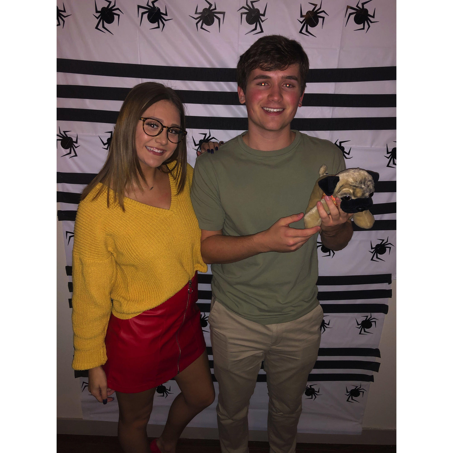 Velma and Shaggy hit Phi Mu Halloween - 2020