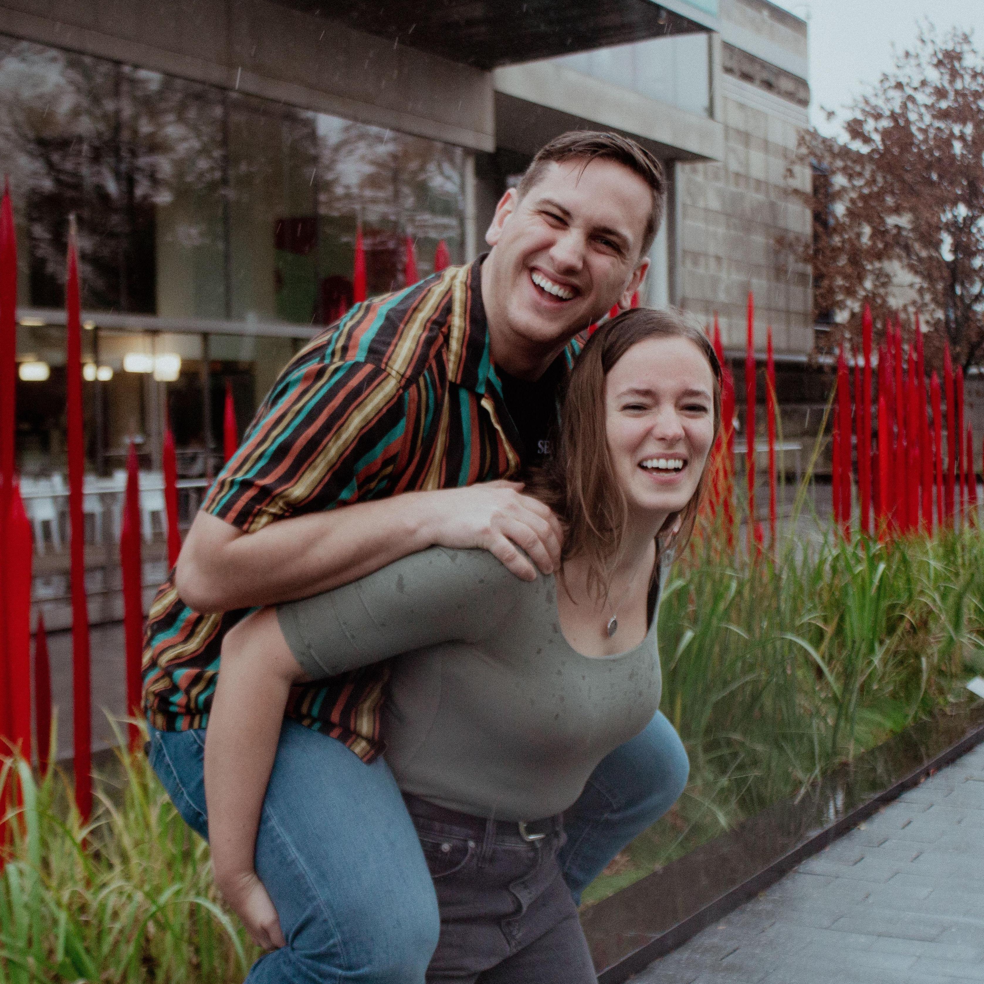 Couple's shoot at the VMFA (November 2022).