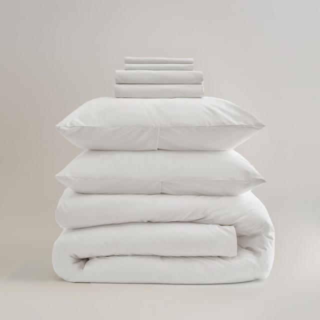 Classic Organic Percale Deluxe Bedding Bundle