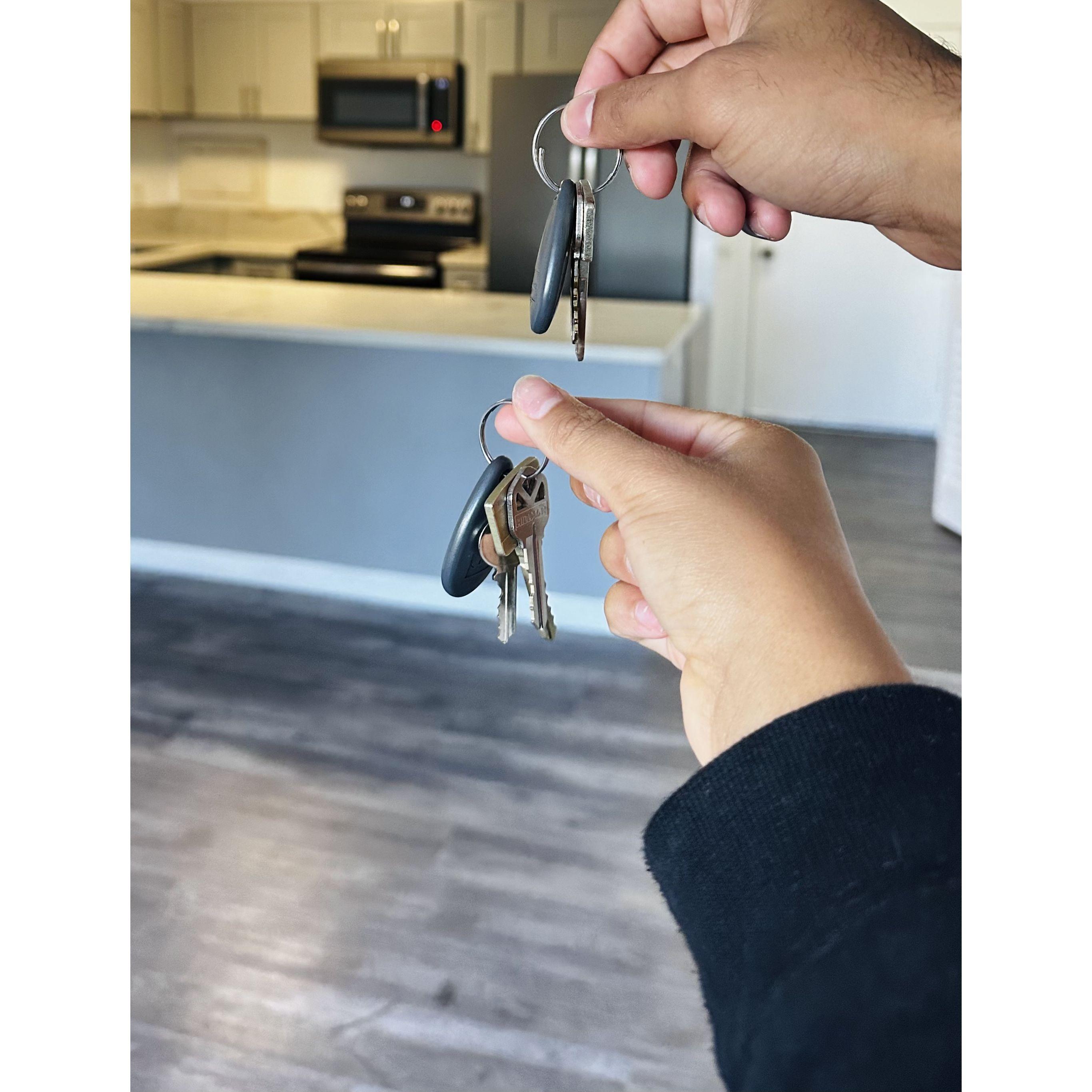 Our first apartment