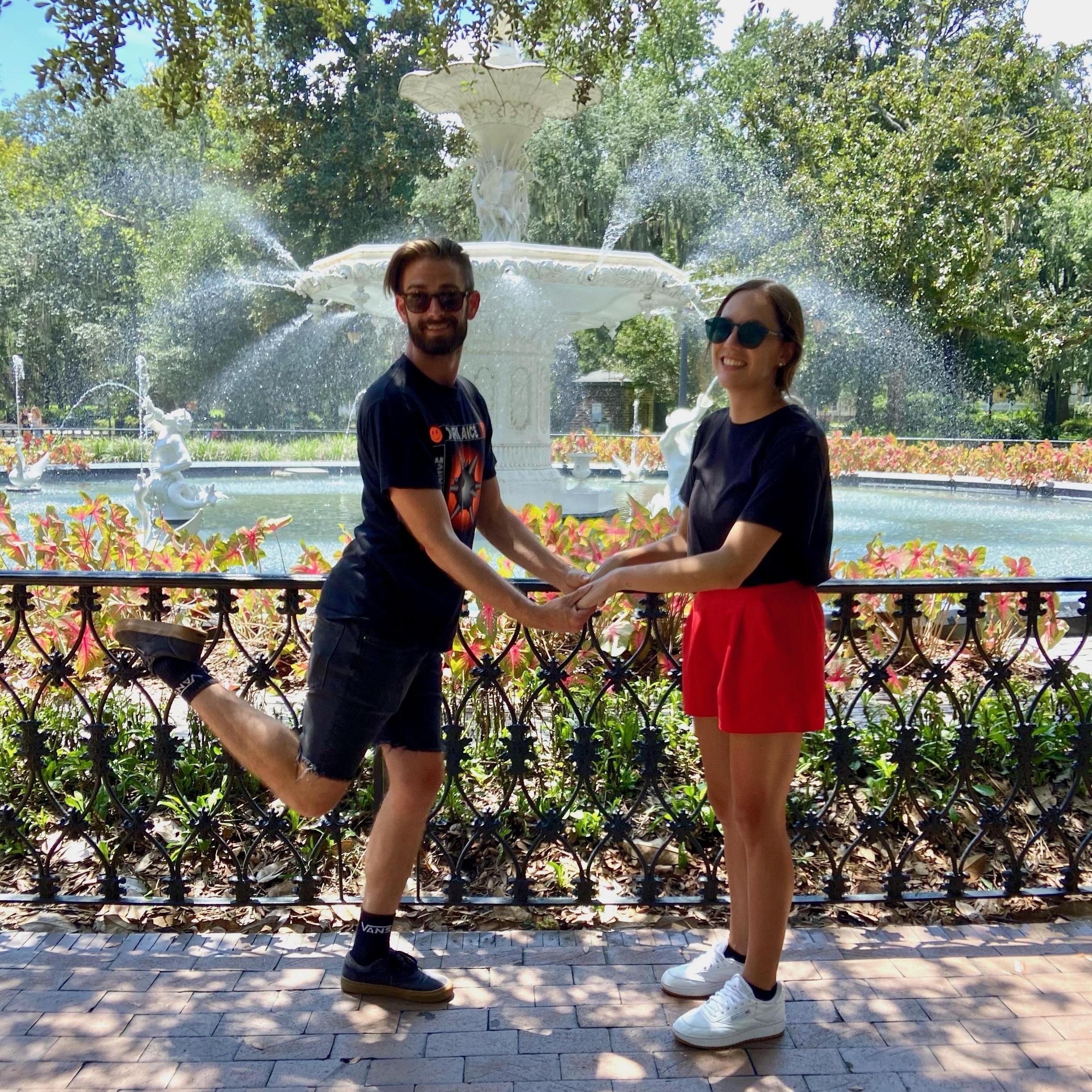 Makeshift engagement photo. (2021)