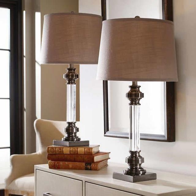 Sam Crystal Table Lamp, 2-pack